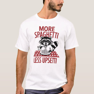 Camiseta Mais Espaghetti Menos Massas De Raios