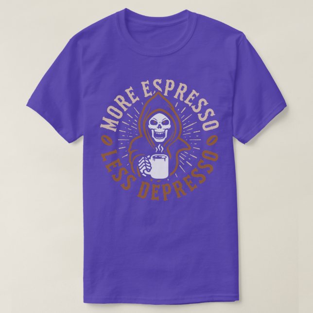 CAMISETA MAIS ESPRESSO MENOS DEPRESSO 22 (Frente do Design)