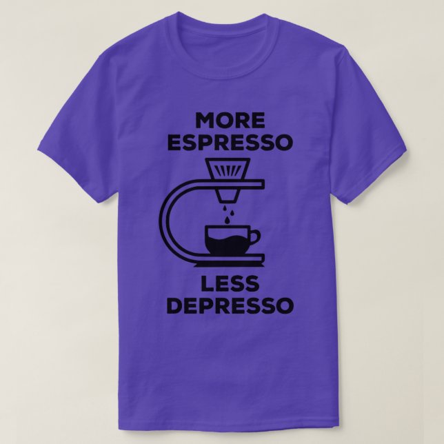CAMISETA MAIS ESPRESSO MENOS DEPRESSO 4 (Frente do Design)