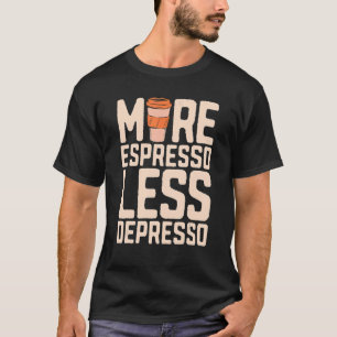 Camiseta Mais Espresso Menos Sensibilização Depresso Mente