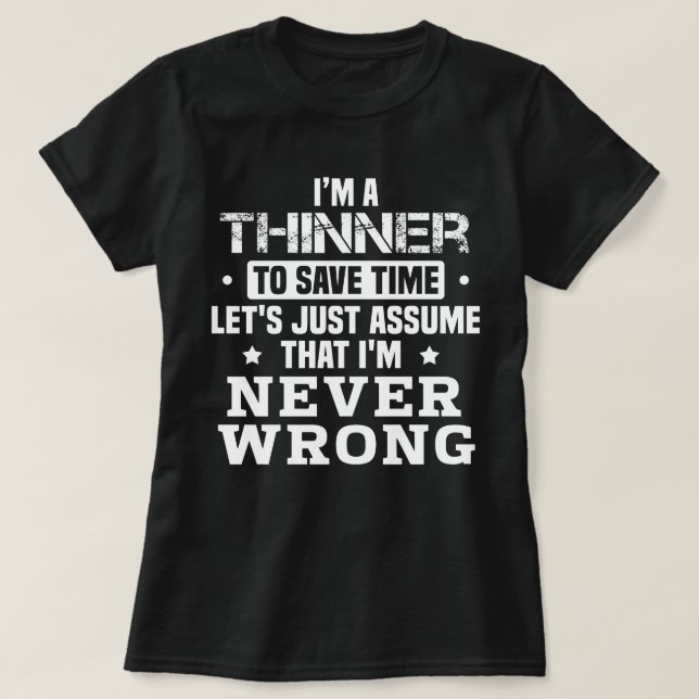Camiseta Mais fino (Frente do Design)
