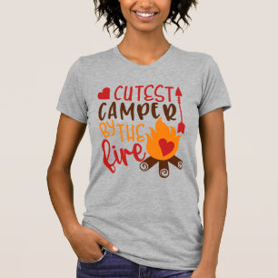 Camiseta Mais Fofo Acampador Pelo Acampamento Engraçado Cam
