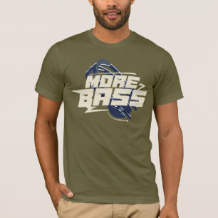 Camiseta Mais fones de ouvido de áudio Bass Music