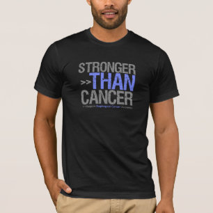 Camiseta Mais forte do que o cancer - cancer esofágico