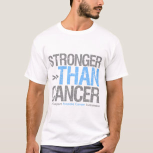Camiseta Mais forte do que o cancer - cancro da próstata