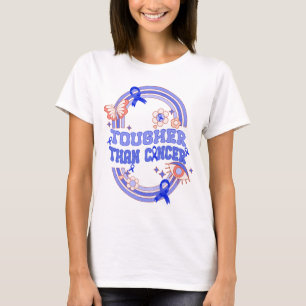 Camiseta mais forte que a consciência colorectal do cancer