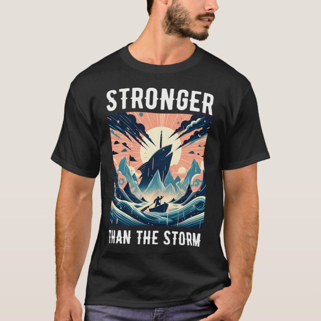 Camiseta Mais Forte Que a Tempestade (Frente)