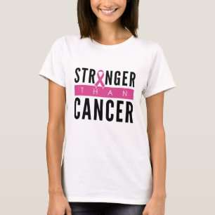 Camiseta Mais Forte que o Cancer