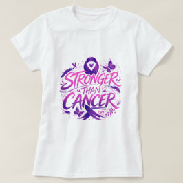 Camiseta Mais Forte que o Câncer