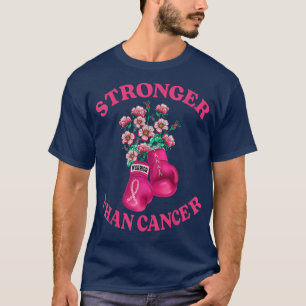 Camiseta Mais Forte Que O Cancer Boing Luvas Bola de Fita R