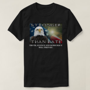 CAMISETA MAIS FORTE QUE O ÓDIO