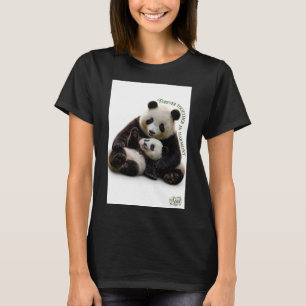 Camiseta Mais Fortes Juntas em Harmonia Pandas Mulher Orgân