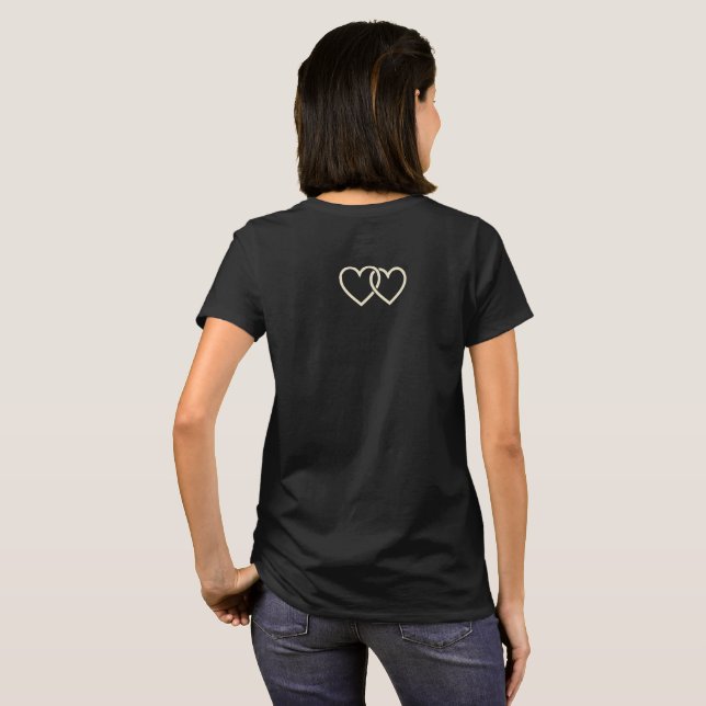 Camiseta Mais Fortes Juntos  (Parte Traseira Completa)