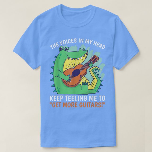 Camiseta Mais Guitarras com Dragão para Música (Frente do Design)