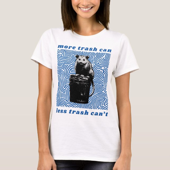 Camiseta mais lixo pode menos lixo não pode (Frente)