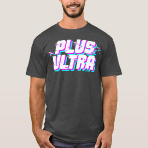 Camiseta mais logotipo ultra glitch