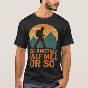 Camiseta Mais Meia Milha Mochileiro Trilha Montanhismo