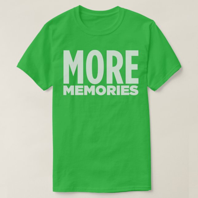 CAMISETA MAIS MEMÓRIAS (Frente do Design)