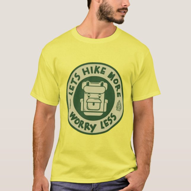 Camiseta Mais, Menos Preocupações (Frente)