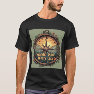 Camiseta Mais, Menos T-Shirt Preocupada
