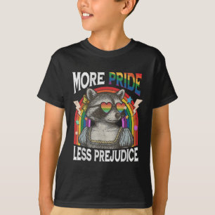 Camiseta Mais Orgulho Menos Preconceito Bandeira Arco-Íris 