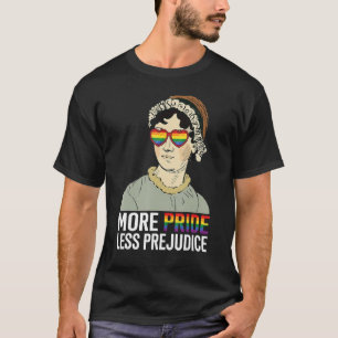 Camiseta Mais Orgulho Menos Preconceito LGBT Jane Austen Or
