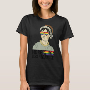 Camiseta Mais Orgulho Menos Preconceito LGBT Jane Austen Or