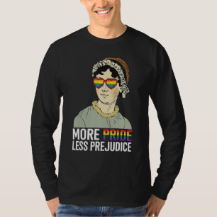 Camiseta Mais Orgulho Menos Preconceito LGBT Jane Austen Or