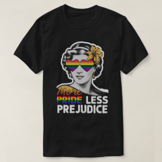 Camiseta Mais Orgulho Menos Preconceito LGBTQ Ally Lésbica 