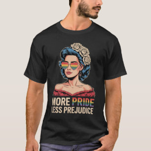 Camiseta Mais Orgulho Menos Preconceito LGBTQ Orgulho Aliad