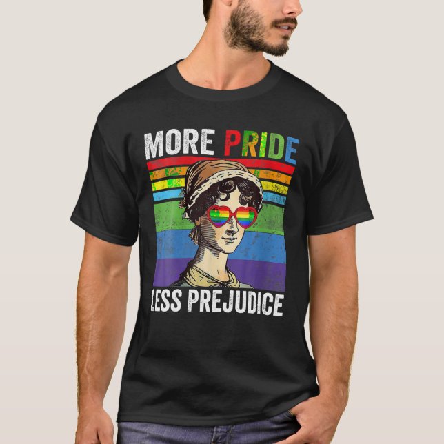 Camiseta Mais Orgulho Menos Preconceito Mês do Orgulho Retr (Frente)