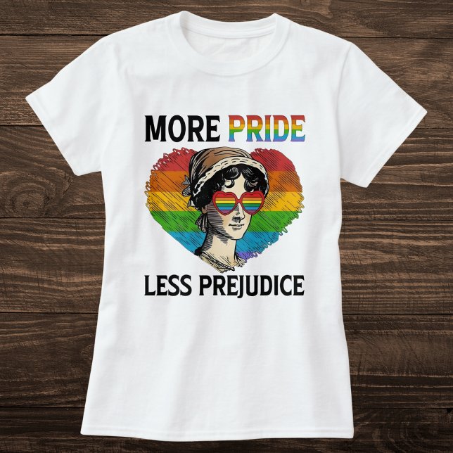 Camiseta Mais Orgulho, Menos Preconceito Vintage Rainbow (Criador carregado)