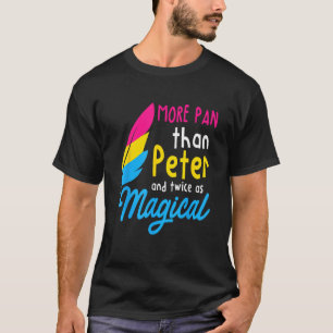 Camiseta Mais Pan do que Peter Funny LGBTQ Queer Omnisexual