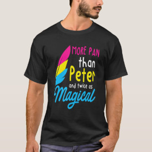 Camiseta Mais Pan Do Que Peter Funny Lgbtq Queer Omnisexual