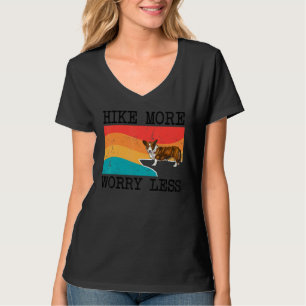 Camiseta Mais Preocupada Menos Cardigan Welsh Corgi Graphic