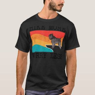 Camiseta Mais Preocupada Menos Gráfico de Bouvier des Fland
