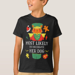 Camiseta Mais Propensa a Decorar seu Cachorro de Noz para o