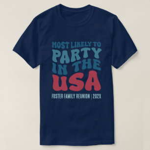 Camiseta Mais propensa a participar nos EUA