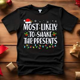 Camiseta Mais propensa a sacudir a atual FUNÇÃO NATAL