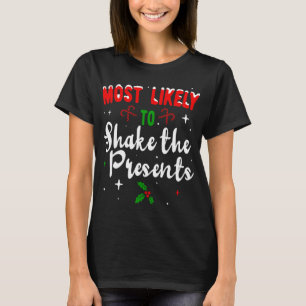 Camiseta Mais propensa a sacudir a família de Natal dos Pre