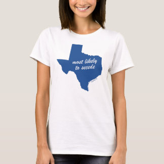 Camiseta Mais propensa a Secede (Verde feminino)