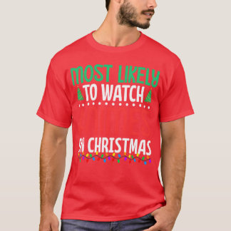 Camiseta Mais Propenso a Assistir Anime Divertido Xmas Anim