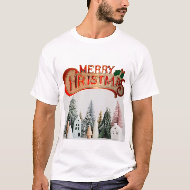 Camiseta Mais propenso a fazer o T-SHIRT de Natal travesso (Frente)