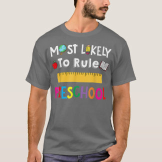 Camiseta Mais propenso a governar o professor de pré-escola
