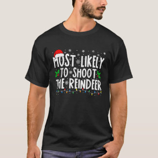 Camiseta Mais Provável de Atirar no Renasco Família Legal N