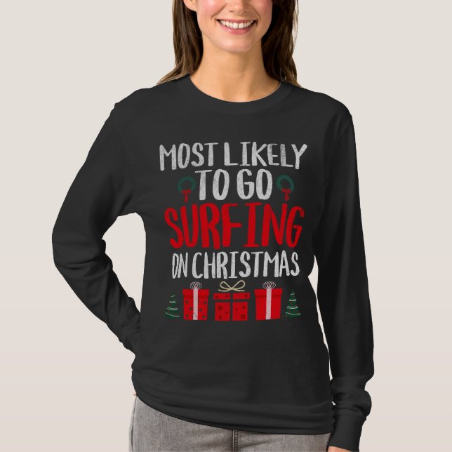 CAMISETA MAIS PROVÁVEL DE IR SUPERAR NO FERIDO DE NATAL (Frente)