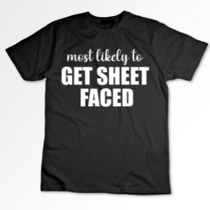 Camiseta Mais Provável de Manter a Folha Virada para Cima F