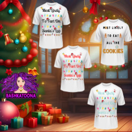 Camiseta Mais provável de se concentrar no Natal da família