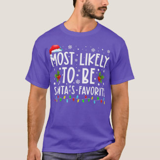 Camiseta Mais Provável De Ser O Feliz Natal Engraçado