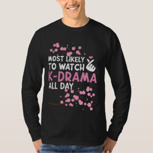 Camiseta Mais Provável É Assistir K-Drama Funn Coreano Dram